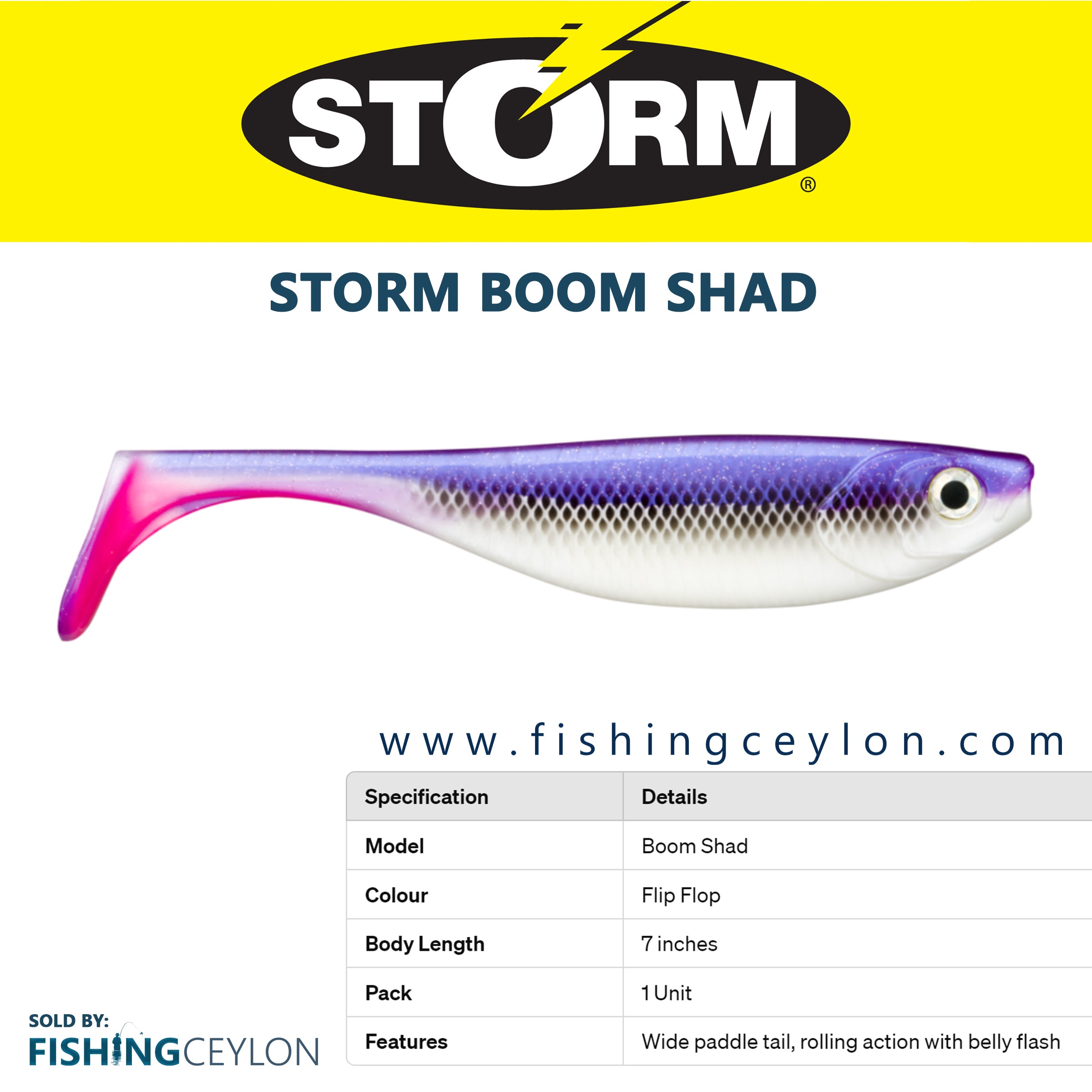 STORM Boom Shad – Fishing Ceylon