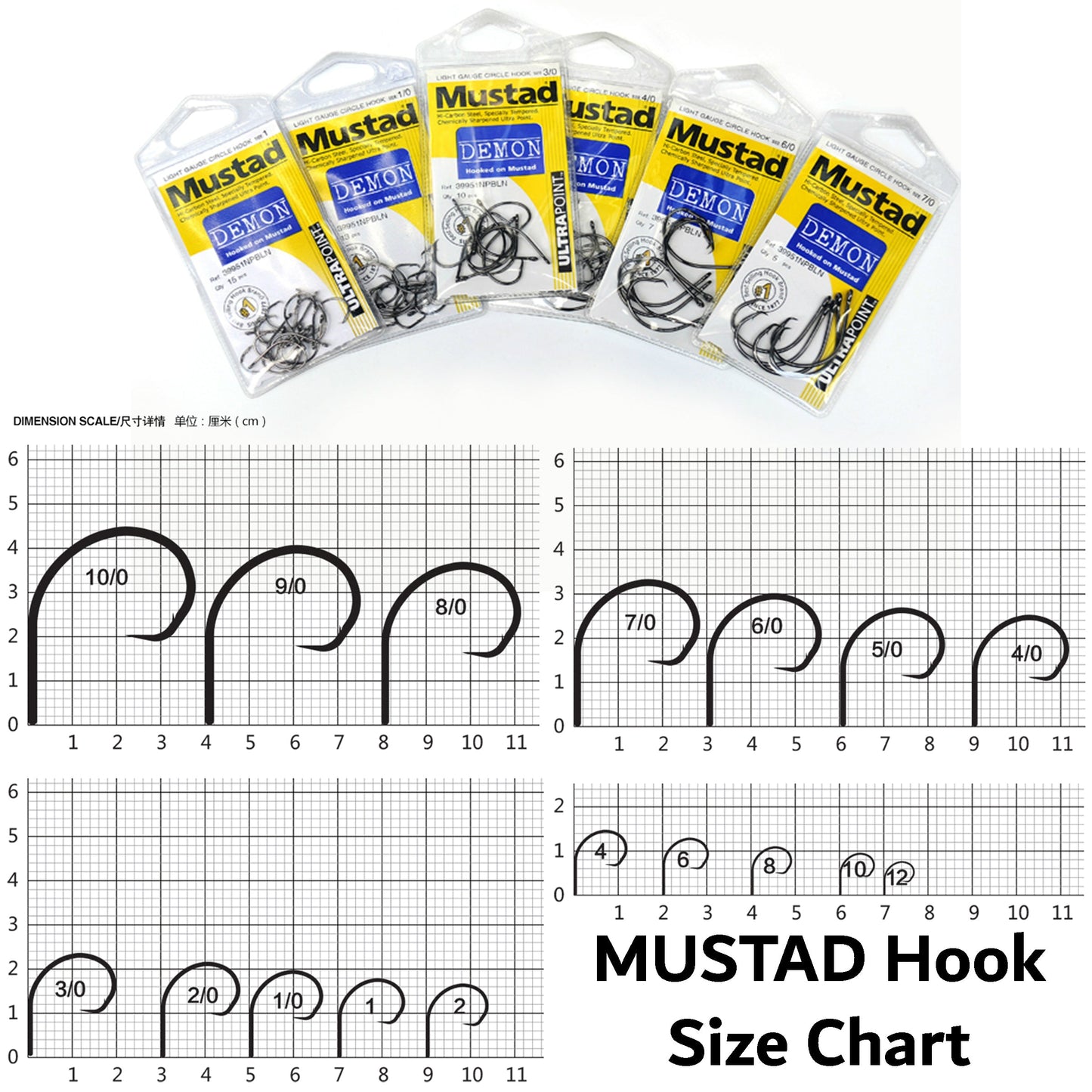 Original MUSTAD 39951 Fishing Hooks Fishing Ceylon 